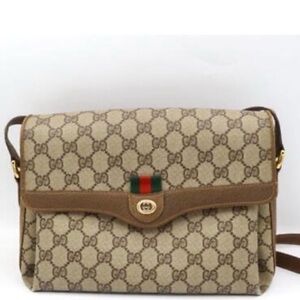 Gucci Beige and Brown Crossbody Bag